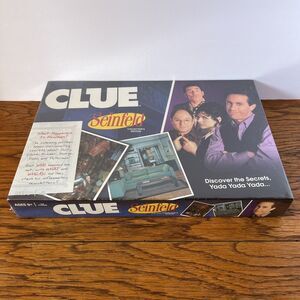 Clue Seinfeld Board Game Collectors Edition Factory Sealed New Fun Game Sale